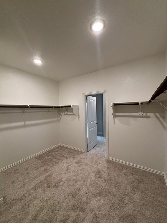 Walk in closet featuring carpe floors | Image 12