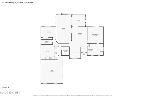 4176 Pellary Pl, Evans, GA, 30809-4073 | Card Image