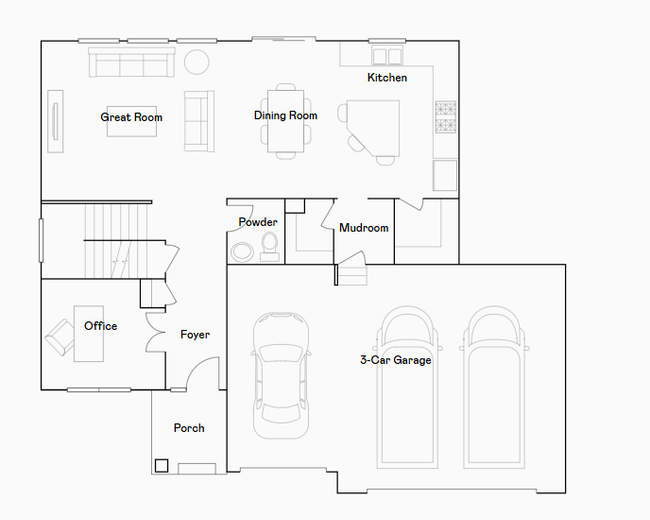 Sinclair main level floorplan. | Image 16