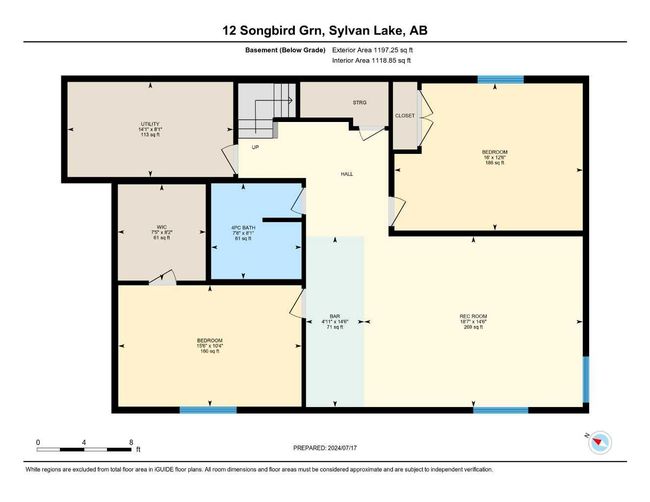 12 Songbird Green, House other with 4 bedrooms, 3 bathrooms and 4 parking in Sylvan Lake AB | Image 44