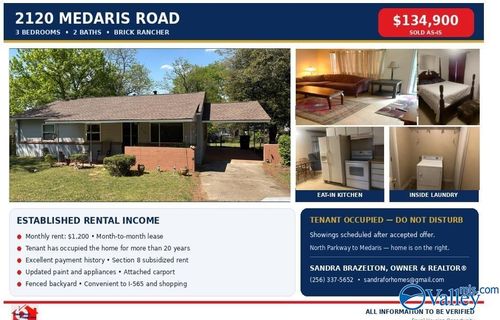 2120 Medaris Rd Nw, Huntsville, AL, 35810-2014 | Card Image