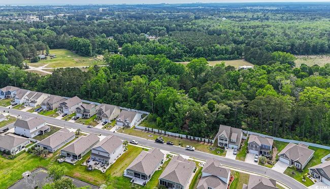 Aerial view of residential area with a forest | Image 8