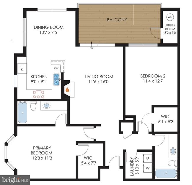 UNIT-9423 - 1530 Spring Gate Dr, Condo with 2 bedrooms, 2 bathrooms and null parking in MCLEAN VA | Image 27