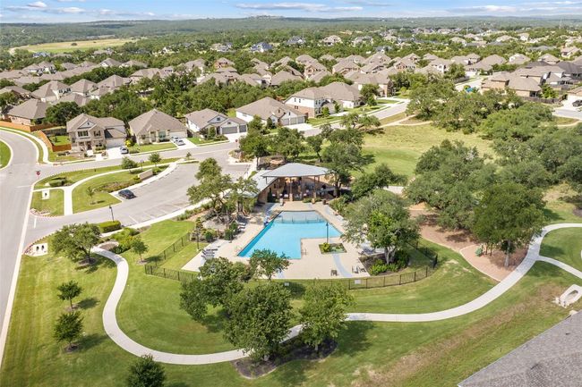 Aerial view of residential area with a pool | Image 35