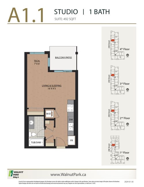 a425-8233 208b St, Langley, BC, V2Y4M7 | Card Image