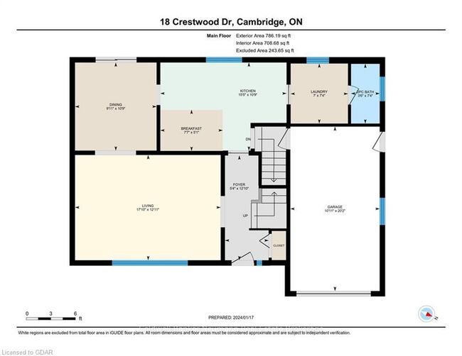 18 Crestwood Dr, House other with 3 bedrooms, 2 bathrooms and 4 parking in Cambridge ON | Image 42