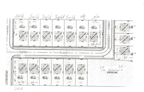 16913 Thackeray Lot 9 Street, Oak Forest, IL, 60452 | Card Image