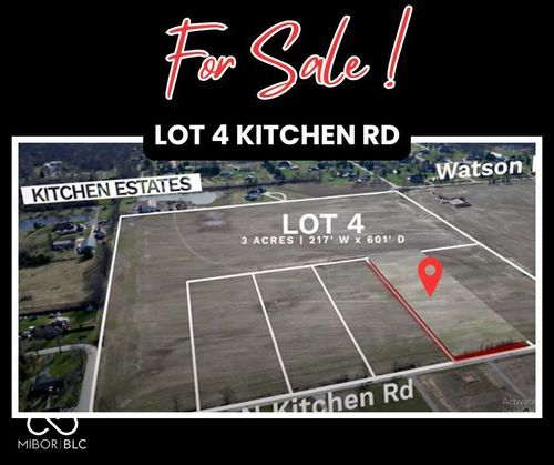 Lot 4 N Kitchen Rd, Mooresville, IN, 46158 | Card Image