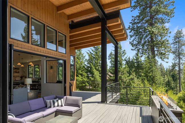 Accordian doors off the great room expand your living space. | Image 29