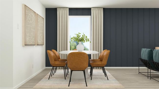 Dining room featuring light wood-style floors and baseboards | Image 10