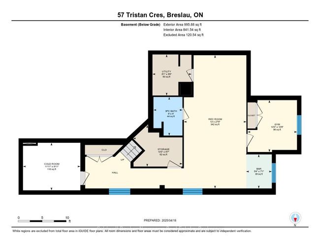57 Tristan Cres, House other with 4 bedrooms, 4 bathrooms and 2 parking in Breslau ON | Image 50
