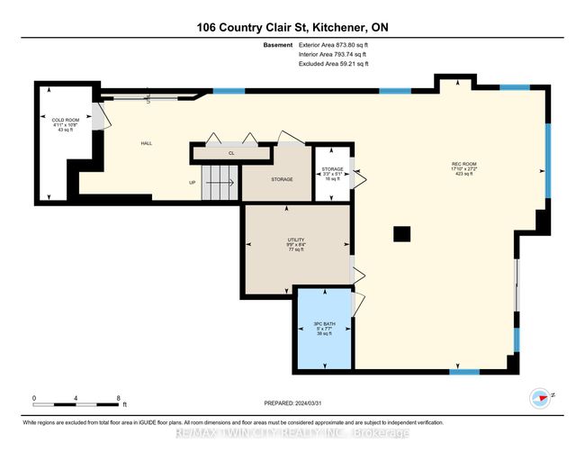 106 Country Clair St, House other with 3 bedrooms, 4 bathrooms and 2 parking in Kitchener ON | Image 41