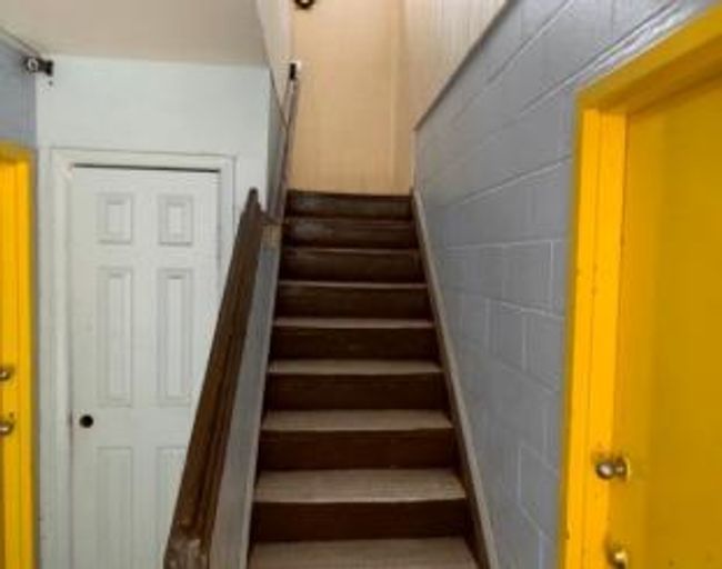 Stairway with concrete block wall | Image 7
