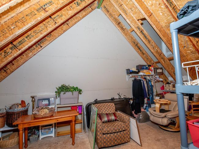 Extra storage space in the attic. | Image 22