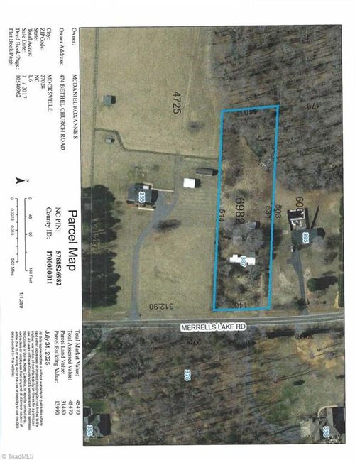387 Merrells Lake Rd, Mocksville, NC, 27028-7322 | Card Image