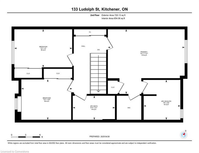 133 Ludolph St, Townhouse with 3 bedrooms, 3 bathrooms and 2 parking in Kitchener ON | Image 44