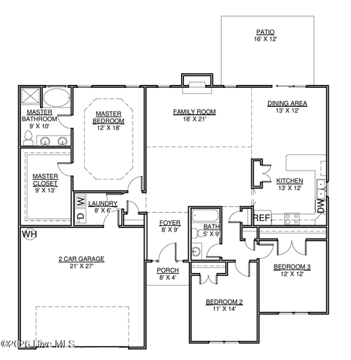 110 Village Creek Dr, Maysville, NC, 28555-7099 | Card Image