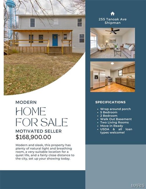 255 Tanoak Ave, Royal Lakes, IL, 62685-9400 | Card Image