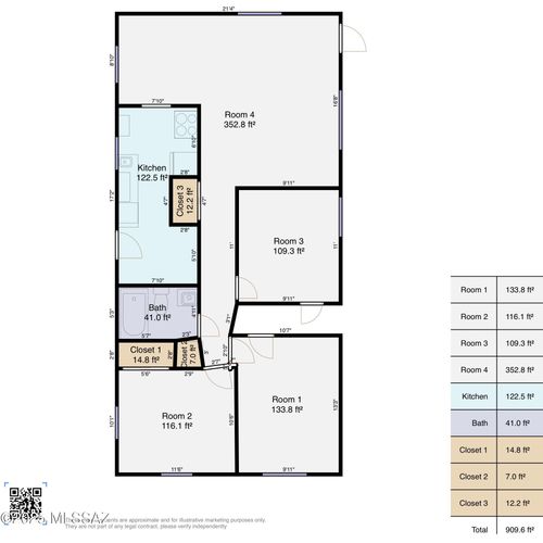 2824 S Coconino Vis, Tucson, AZ, 85713-5181 | Card Image
