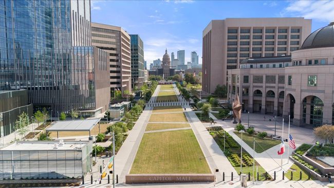 Stroll down Capitol Mall and take in one of Austin’s most iconic views—the Texas State Capitol standing tall at the end of a pedestrian-friendly greenway lined with flowers and history. Just minutes from the Linden, this scenic promenade connects you to the heart of downtown and offers a peaceful route to some of Austin’s most celebrated landmarks... | Image 38