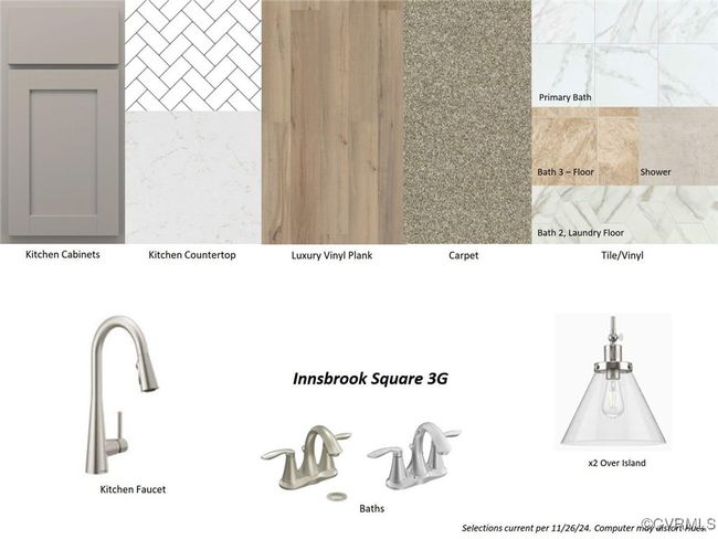 Collage shows actual design finishes in the home. | Image 30