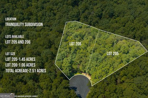 LTS 205/206 Harris Ridge Drive, Ellijay, GA, 30540 | Card Image