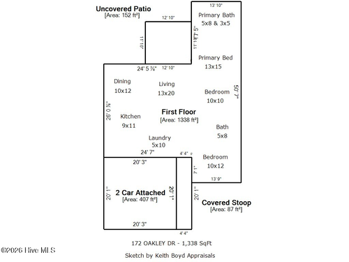 172 Oakley Dr, New Bern, NC, 28560-7052 | Card Image
