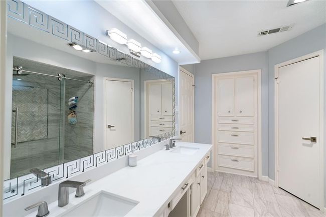 Primary Bath view 2, Note built-in cabinetry | Image 22