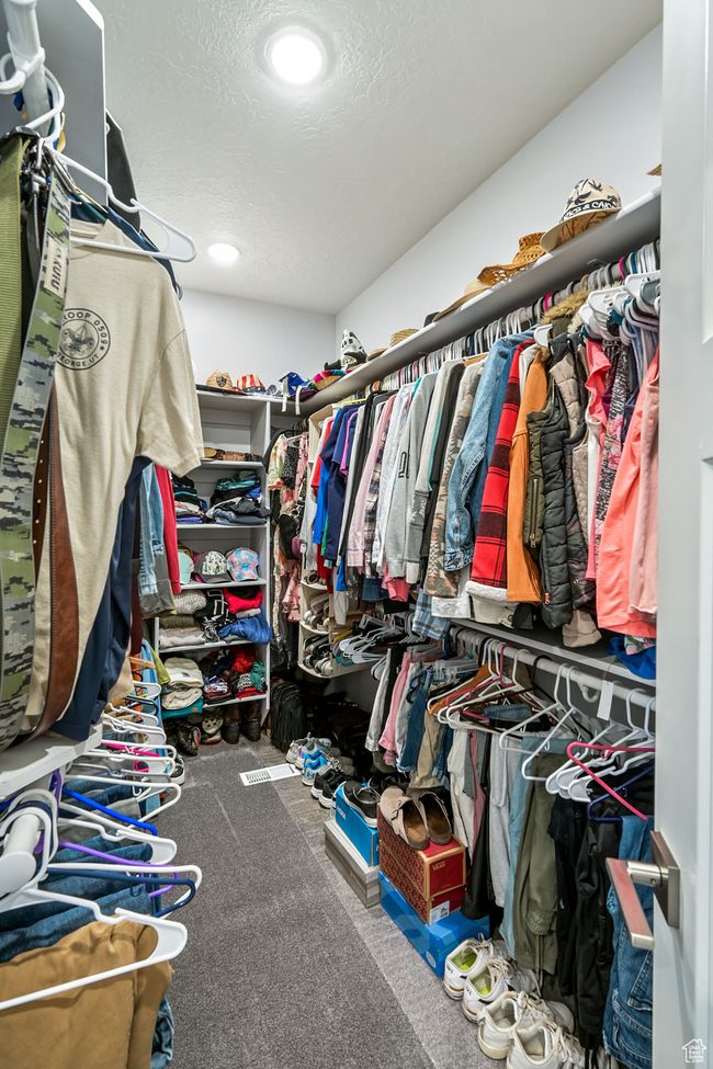 Spacious closet with carpet | Image 48