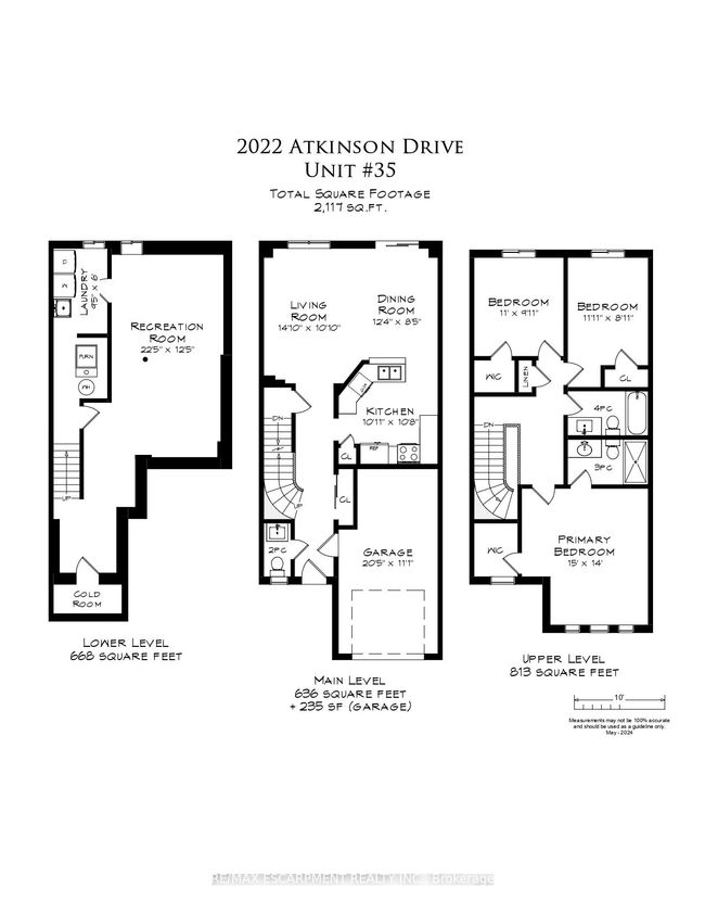35 - 2022 Atkinson Dr, Condo with 3 bedrooms, 3 bathrooms and 1 parking in Burlington ON | Image 35