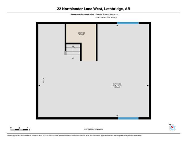 22 Northlander Lane W, Home with 3 bedrooms, 2 bathrooms and 4 parking in Lethbridge AB | Image 40