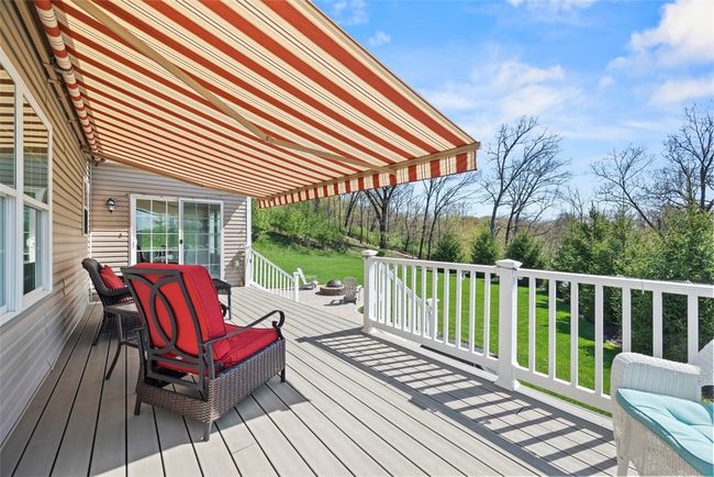 This 26x10 back deck with motorized retractable awning is where you will want to spend many hours. | Image 5