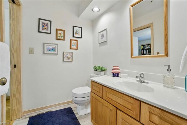 Downstairs half-bathroom attached to the downstairs bedroom. | Image 37