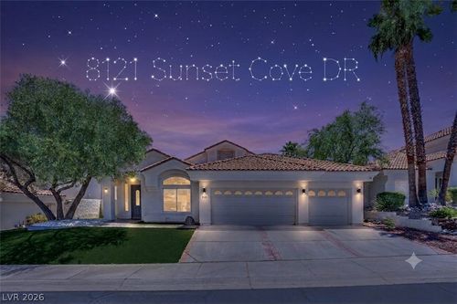 8121 Sunset Cove Dr, Las Vegas, NV, 89128-7723 | Card Image