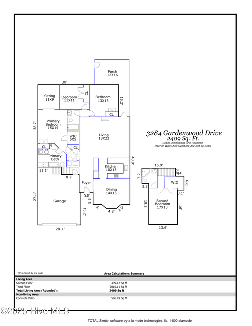 3284 Gardenwood Dr, Leland, NC, 28451-6514 | Card Image