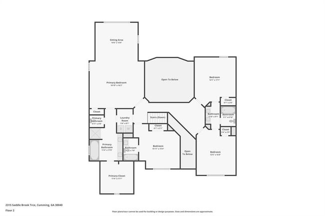 2315 Saddlebrook Trce, House other with 5 bedrooms, 4 bathrooms and null parking in Cumming GA | Image 60