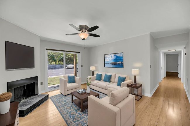 Virtually staged living room | Image 4