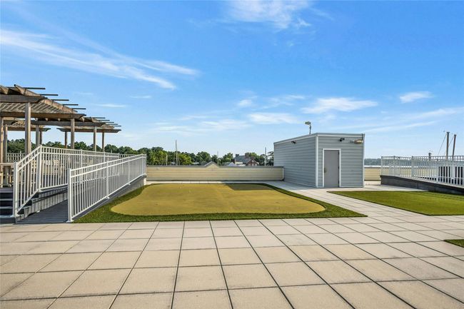 View of patio / terrace with a putting green and a pergola | Image 28