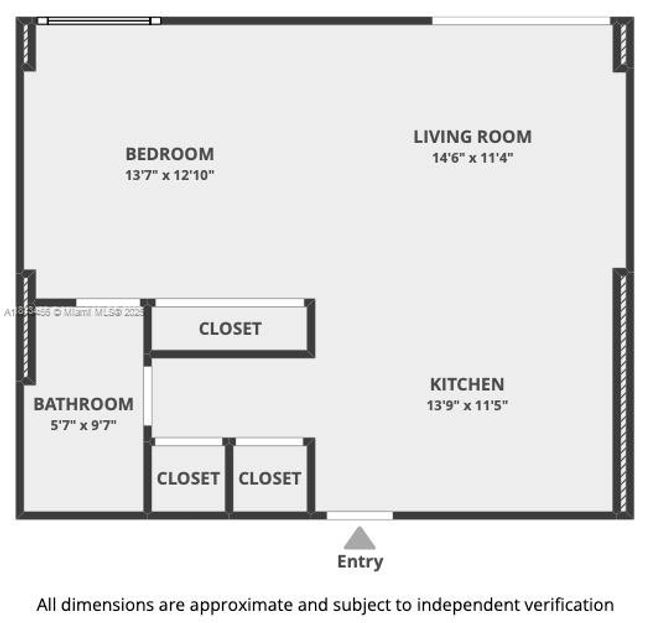 APT-2530 - 690 Sw 1 St Ct, Condo with 1 bedrooms, 1 bathrooms and null parking in MIAMI FL | Image 18