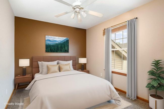 Virtually staged bedroom | Image 10