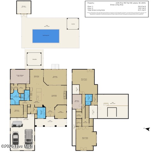 2295 Pine Mill Trl, Leland, NC, 28451-6022 | Card Image
