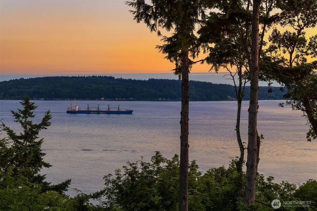 Protected views offer a year-round show of large vessels sailing along the dark blue waters of Puget Sound. | Image 8