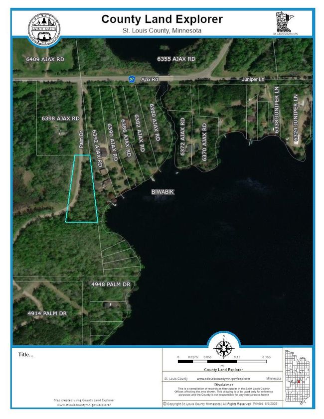 Map of property location with property parcel outlined | Image 9