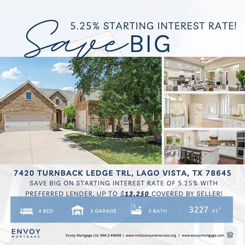 7420 Turnback Ledge Trl, Lago Vista, TX, 78645-4829 | Card Image