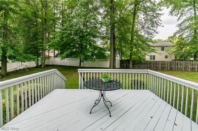 Deck overlooking back yard, fenced on multiple sides | Image 3