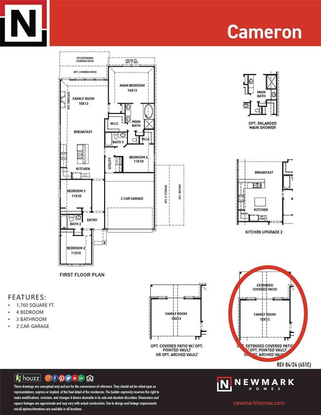 11435 Desert Orangetip Dr, House other with 4 bedrooms, 3 bathrooms and 2 parking in Cypress TX | Image 15