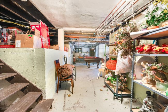 Unfinished basement featuring pool table | Image 22