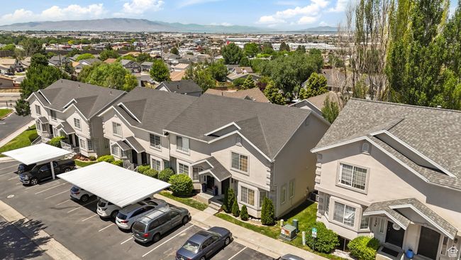 Aerial perspective of suburban area with mountains | Image 25
