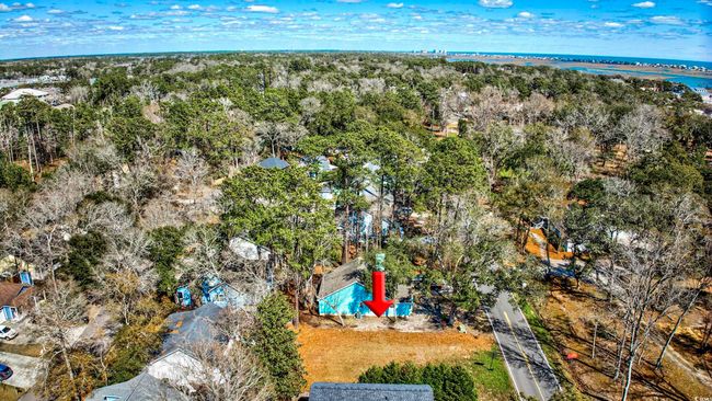 Aerial view featuring a water view and a view of trees | Image 8