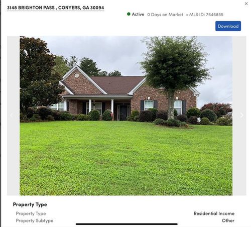 3148 Brighton Pass, Conyers, GA, 30094-3357 | Card Image